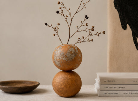 Stacked Gourd vase 001 - G HOME